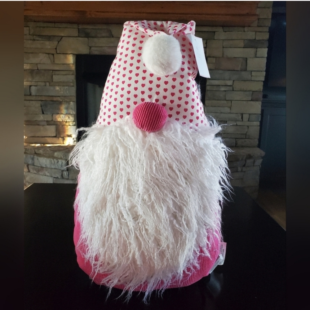 Valentines Gnome Pillow-NWT